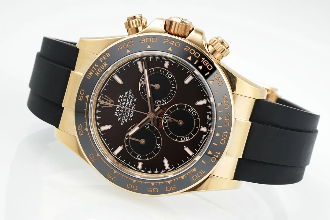 BT Factory Rolex Daytona Watch – Gold with Black Dial and Rubber Strap – Limited Stock VSF Watches Edition - 图片 5