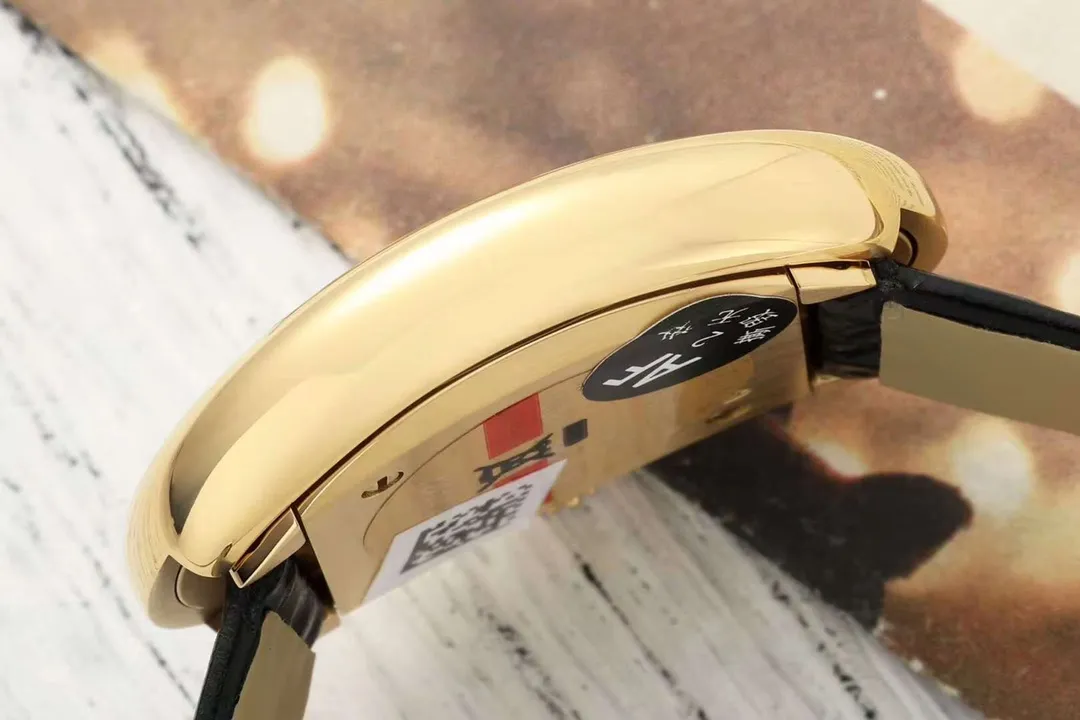 Cartier Baignoire Oval Black Dial Gold-Tone Case Black Leather Strap Women’s Watch - 图片 6