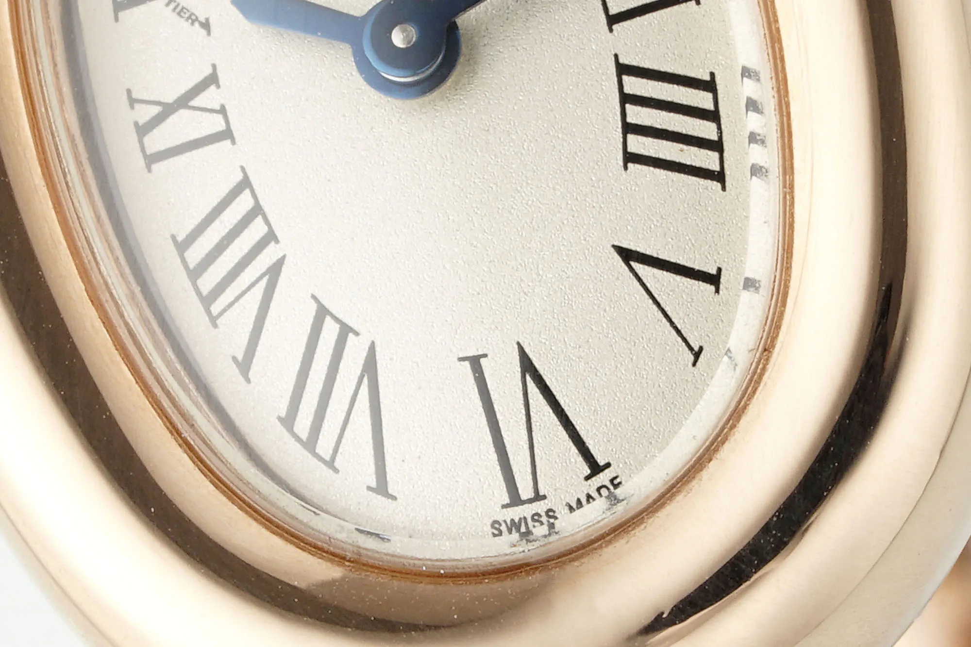 Cartier Baignoire Rose Gold Oval Dial Roman Numerals Women’s Quartz Watch - 图片 3