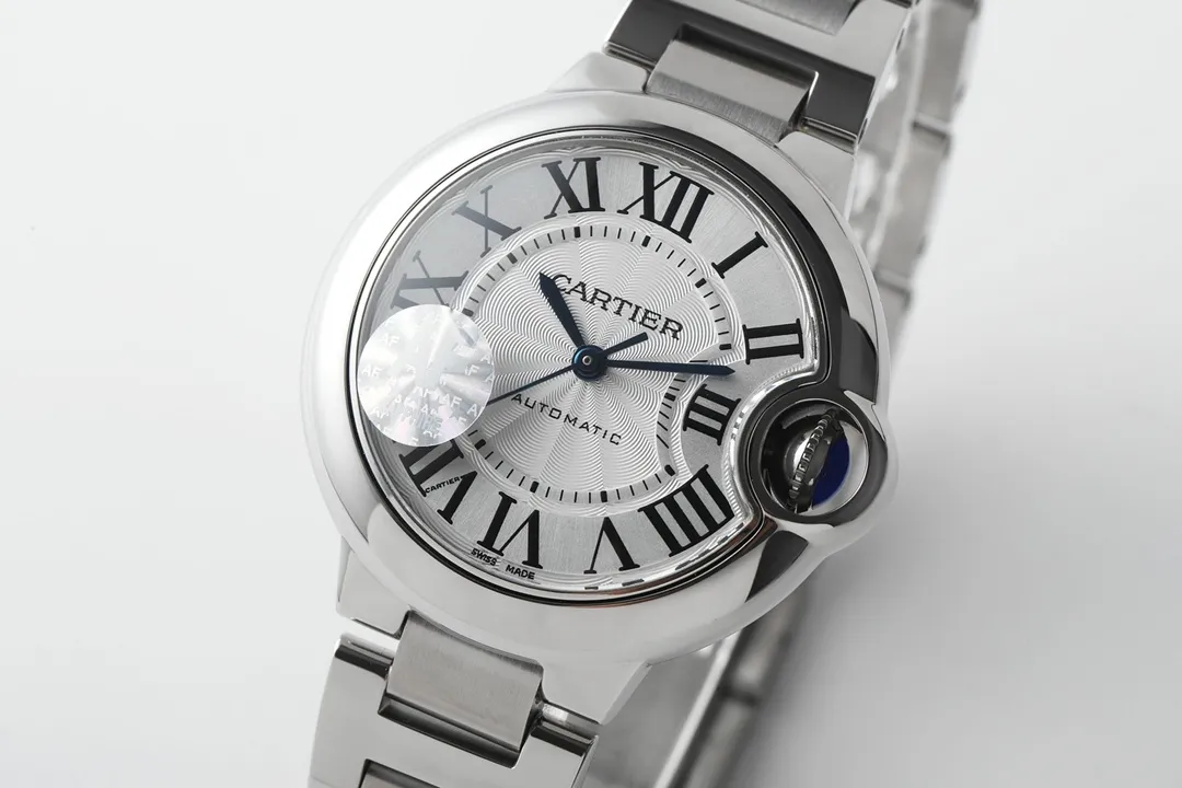 Cartier Ballon Bleu 33mm Silver Replica Watch – Premium Fake Cartier Design - 图片 2