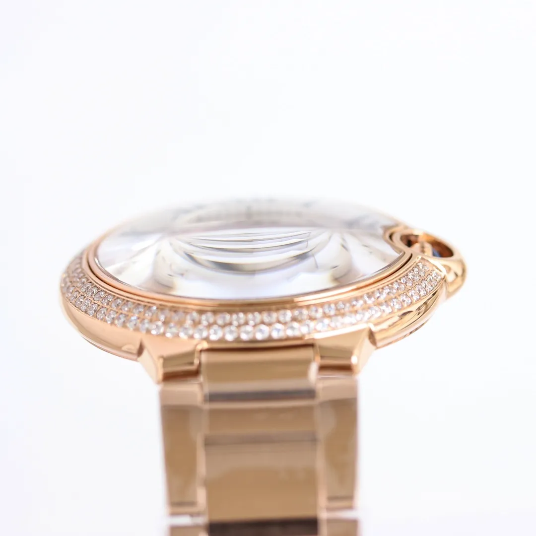 CARTIER Ballon Bleu 40 Rose Gold Replica Watch – Premium Fake Cartier Timepiece with Stunning Design - 图片 3