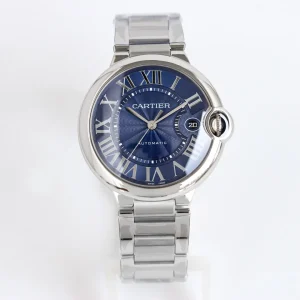 CARTIER Ballon Bleu 40 Steel Blue Dial Replica Watch – High-Quality Fake Cartier Timepiece