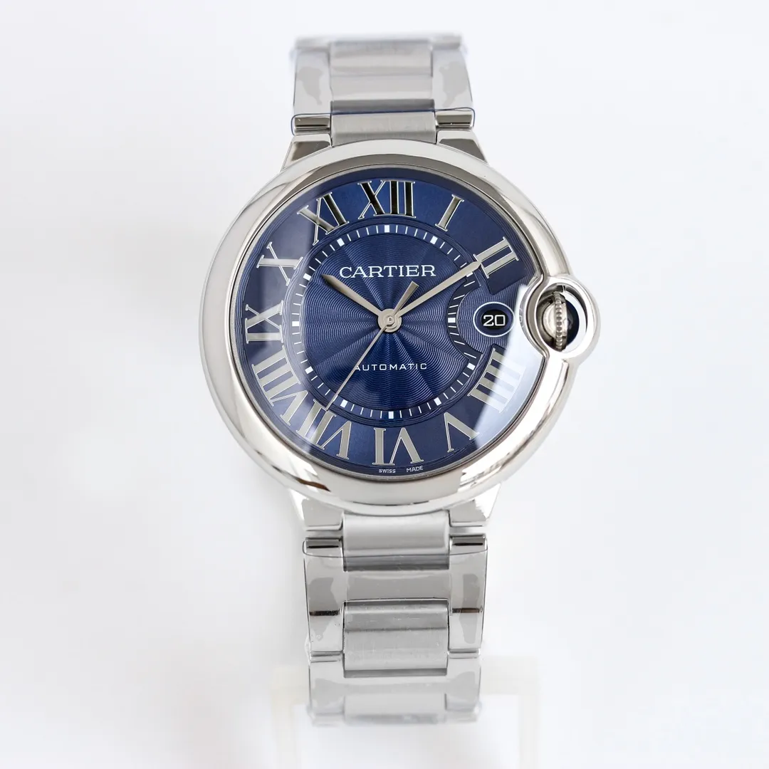 CARTIER Ballon Bleu 40 Steel Blue Dial Replica Watch – High-Quality Fake Cartier Timepiece