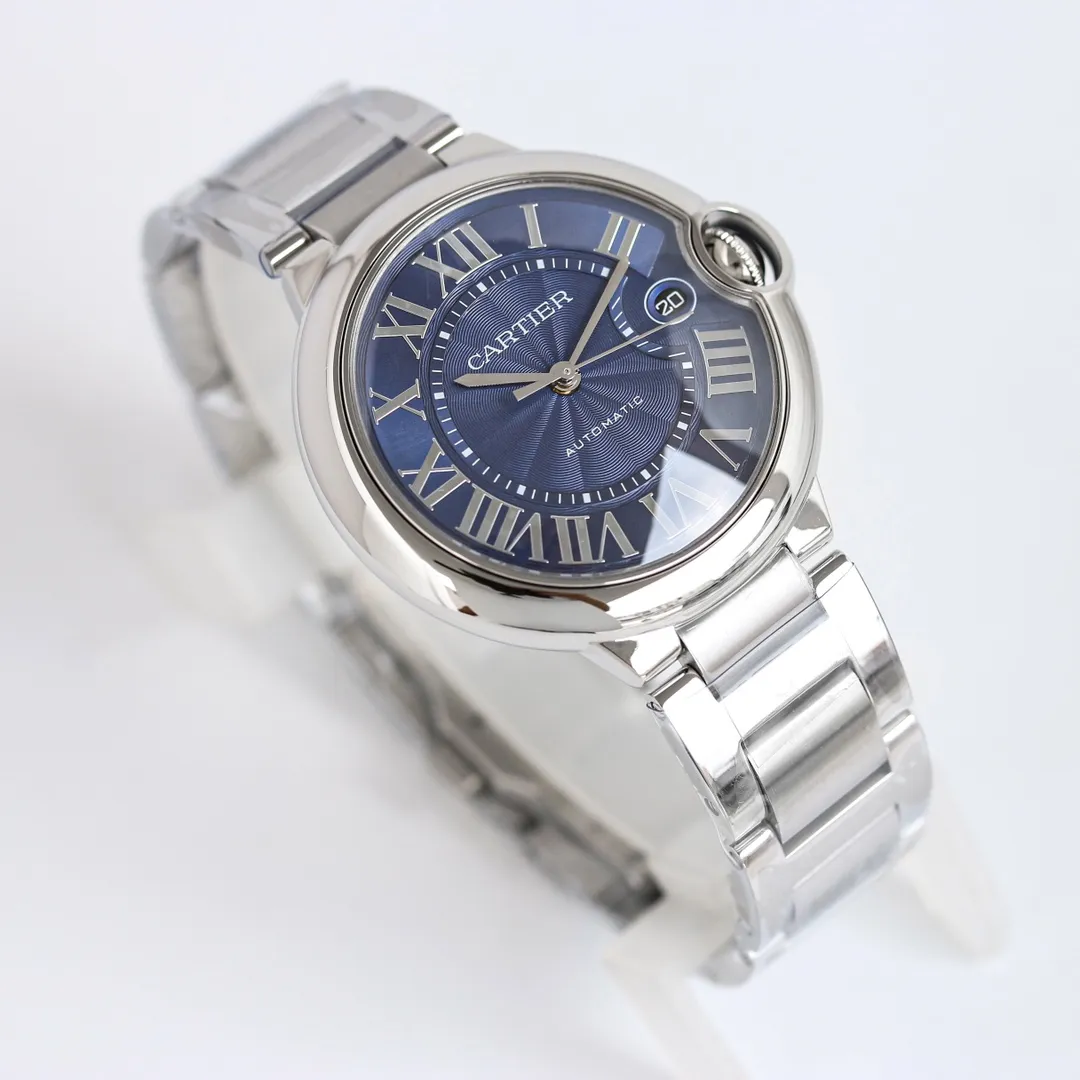 CARTIER Ballon Bleu 40 Steel Blue Dial Replica Watch – High-Quality Fake Cartier Timepiece - 图片 2