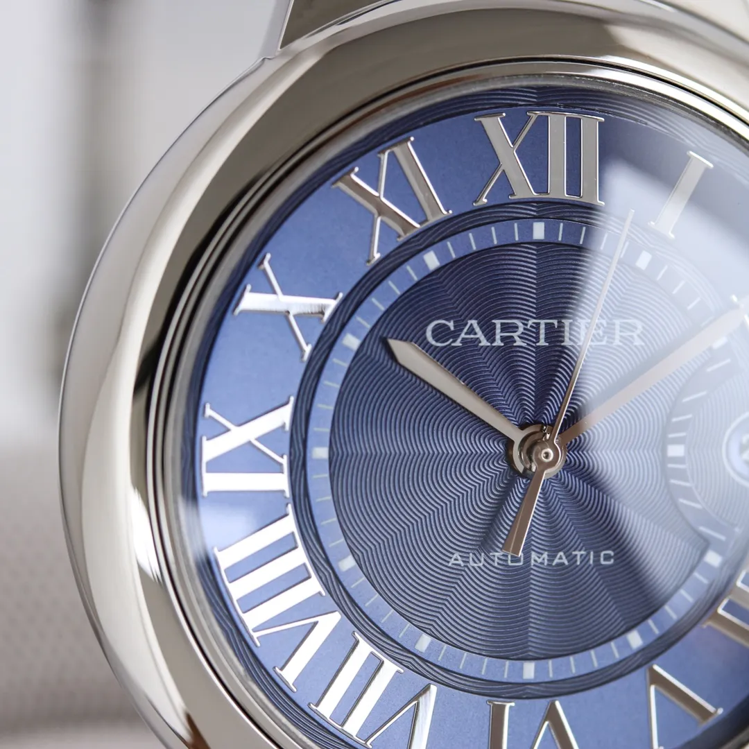 CARTIER Ballon Bleu 40 Steel Blue Dial Replica Watch – High-Quality Fake Cartier Timepiece - 图片 3