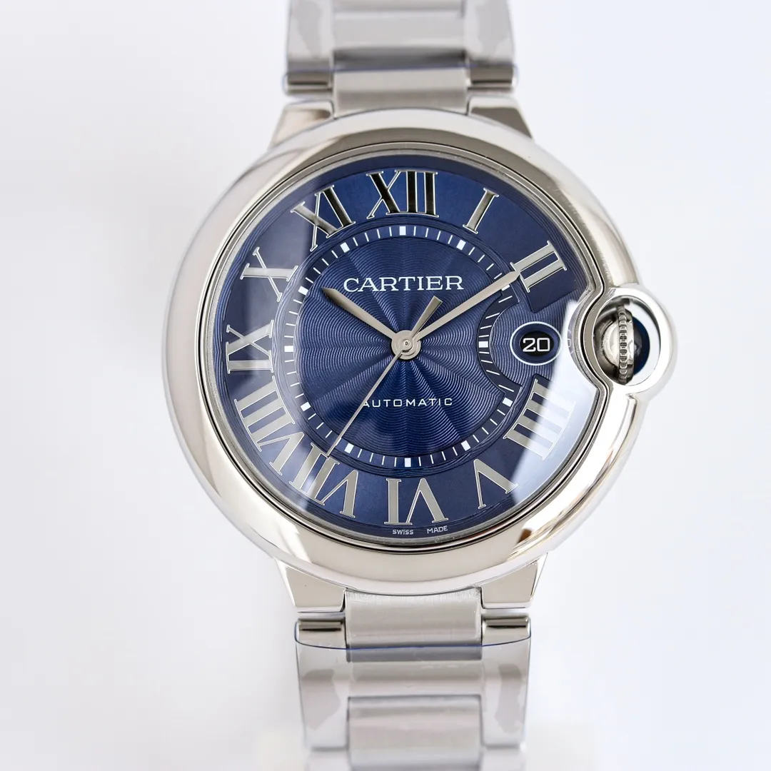 CARTIER Ballon Bleu 40 Steel Blue Dial Replica Watch – High-Quality Fake Cartier Timepiece - 图片 6