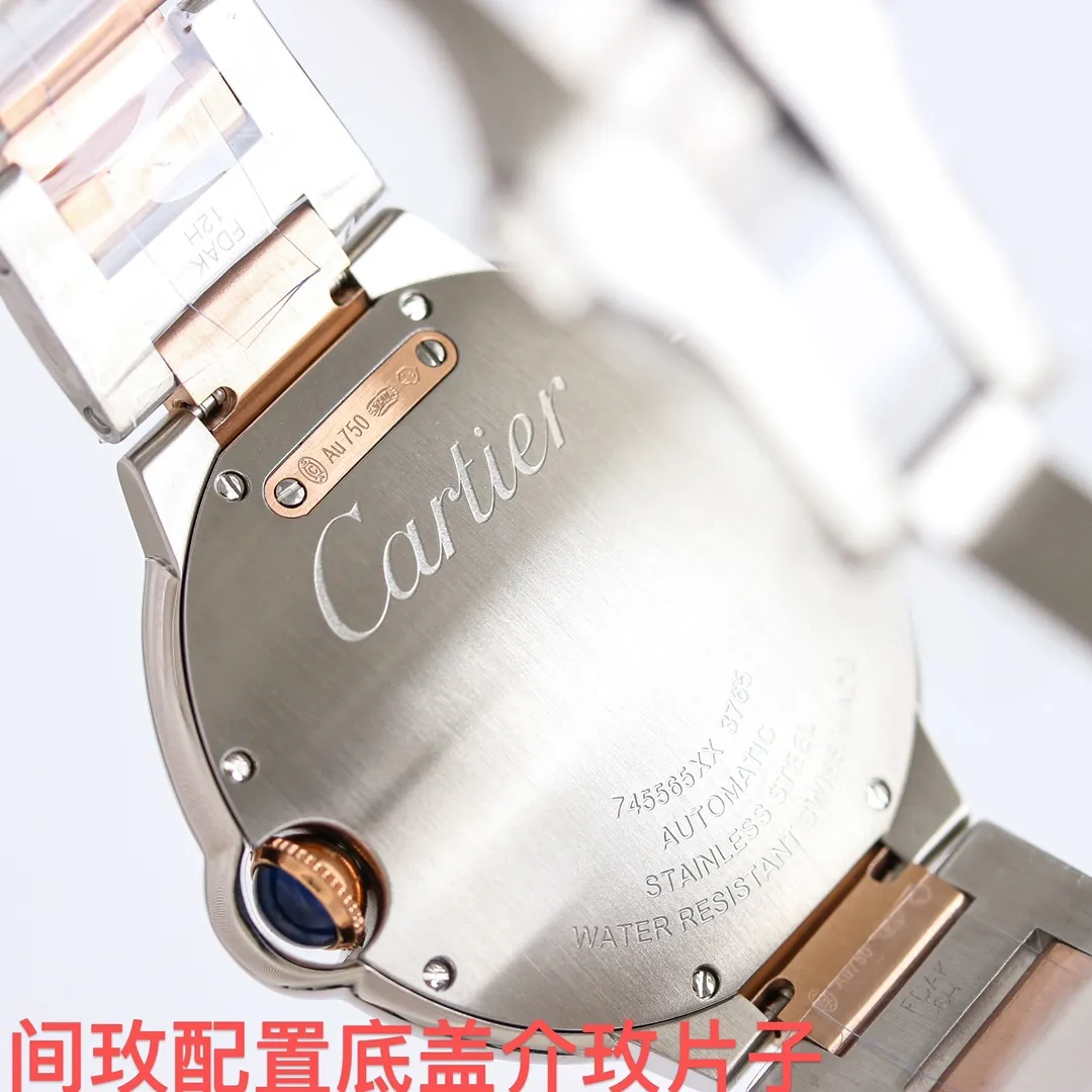 Cartier Ballon Bleu 40mm Two Tone Automatic Replica Watch - 图片 7