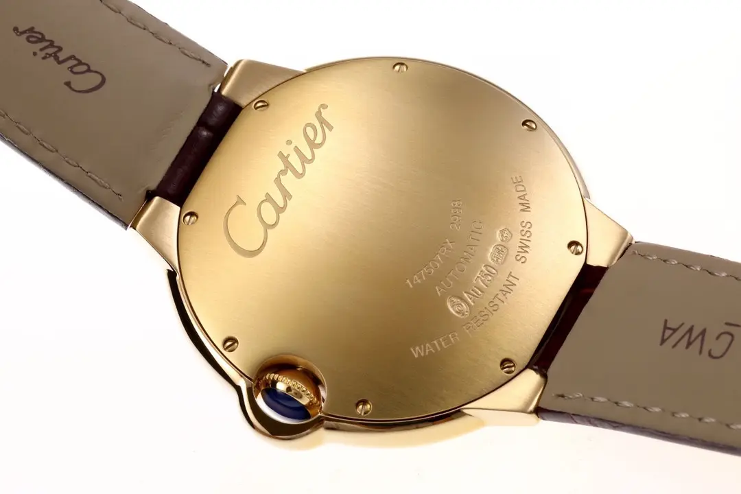 3K Factory Cartier Ballon Bleu 42mm Gold Automatic Brown Leather – Best Replica Watches - 图片 2