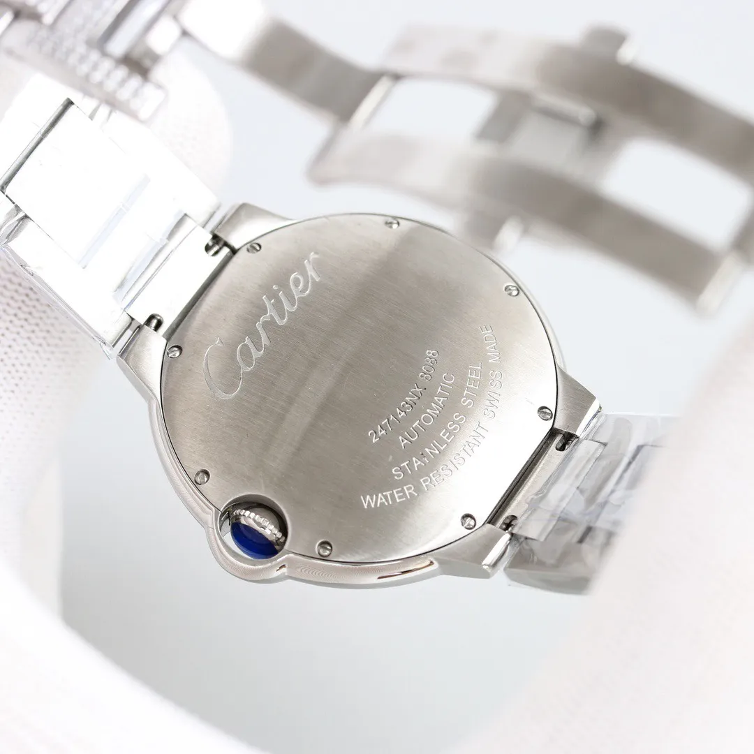 Cartier Ballon Bleu Automatic Watch Silver Black – High-Quality Replica Watches & Fake Cartier Edition - 图片 6