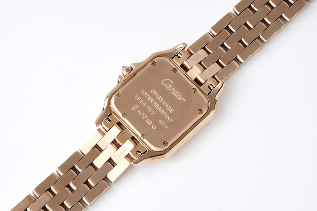 3K Factory Cartier Panthere de Cartier 27x37mm Rose Gold Watch – Top Fake Cartier Watch - 图片 5