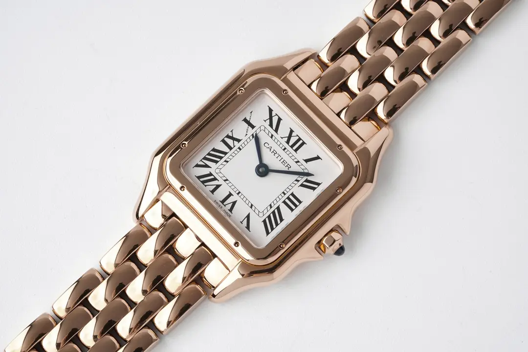 3K Factory Cartier Panthere de Cartier 27x37mm Rose Gold Watch – Top Fake Cartier Watch - 图片 9