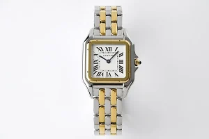 3K Factory Cartier Panthere de Cartier Watch Silver Gold Small 22MM- Best Replica Watch