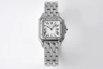3K Factory Cartier Panthere de Cartier Watch Silver Steel Small 22MM- Top Quality Replica Watch