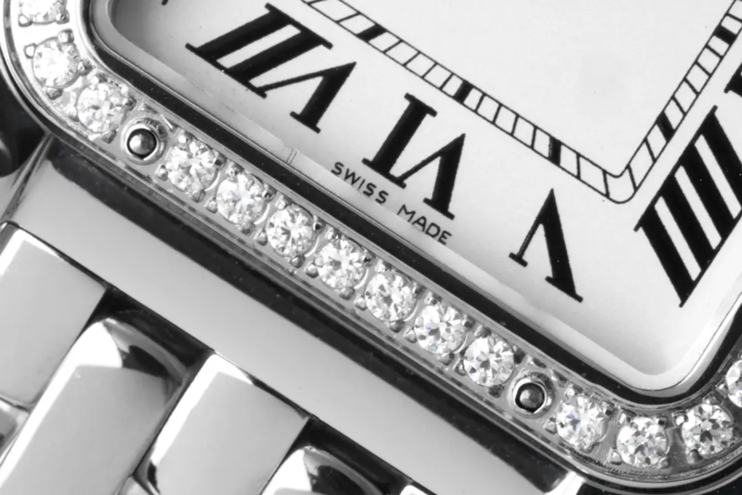 3K Factory Cartier Panthere de Cartier Watch Silver Steel Small 22MM- Top Quality Replica Watch - 图片 7