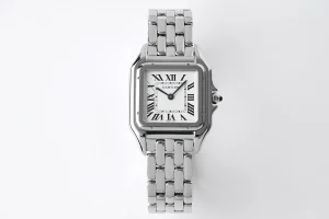 3K Factory Cartier Panthere de Cartier Watch Silver Steel Small size 22MM- Top Replica Watch