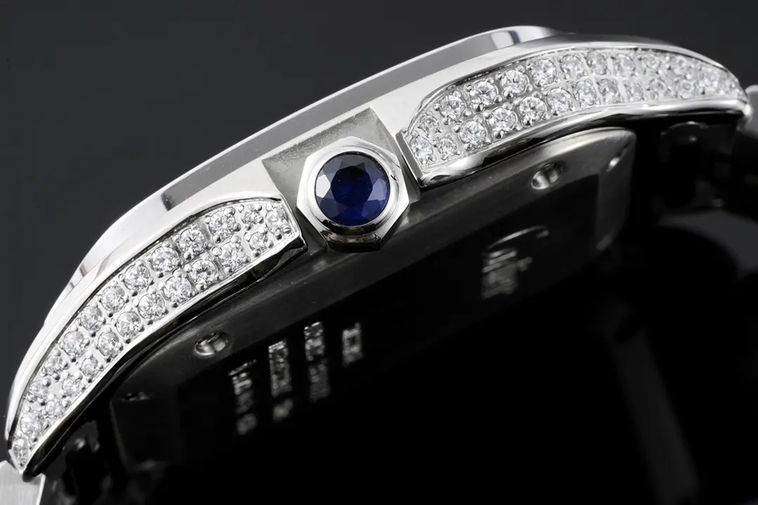 3K Factory Cartier Santos de Cartier Watch Silver Classic – Top Replica Watch - 图片 3