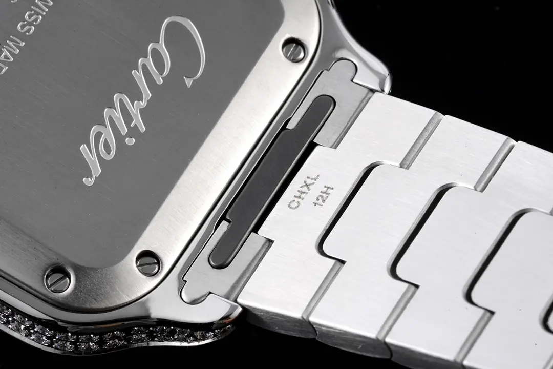3K Factory Cartier Santos de Cartier Watch Silver Classic – Top Replica Watch - 图片 6