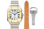 3K Factory Cartier Santos de Cartier Watch Silver Gold White – Best Replica Watch