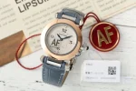 Cartier Tank Fran?aise Rose Gold Case Blue Leather Strap Women’s Luxury Watch
