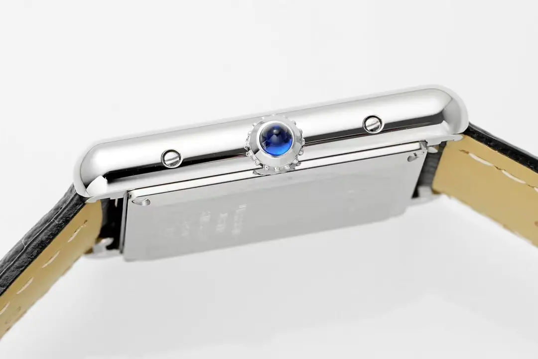 3K Factory Cartier Tank Must Watch Black Leather Strap – Best Replica Watch - 图片 2