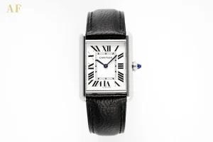 3K Factory Cartier Tank Solo Quartz Watch Black Leather – Top Replica Watch