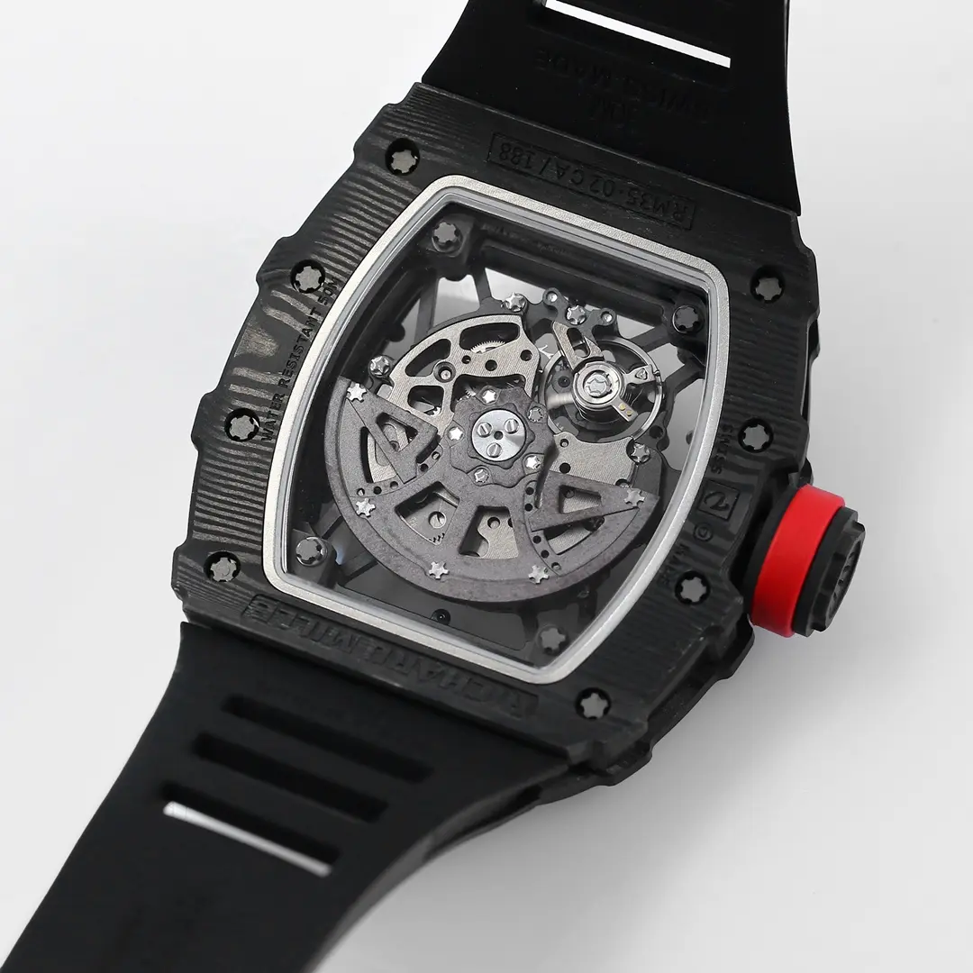 EUR Factory Richard Mille RM 35-02 Rafael Nadal Black Super Clone Luxury Watch - 图片 7