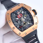 EUR Factory Richard Mille RM011-FM Rose Gold Chronograph – Premium Super Clone Watch