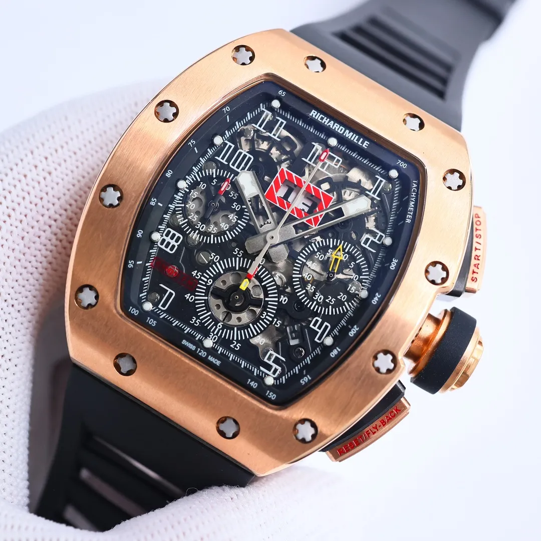 EUR Factory Richard Mille RM011-FM Rose Gold Chronograph – Premium Super Clone Watch - 图片 3