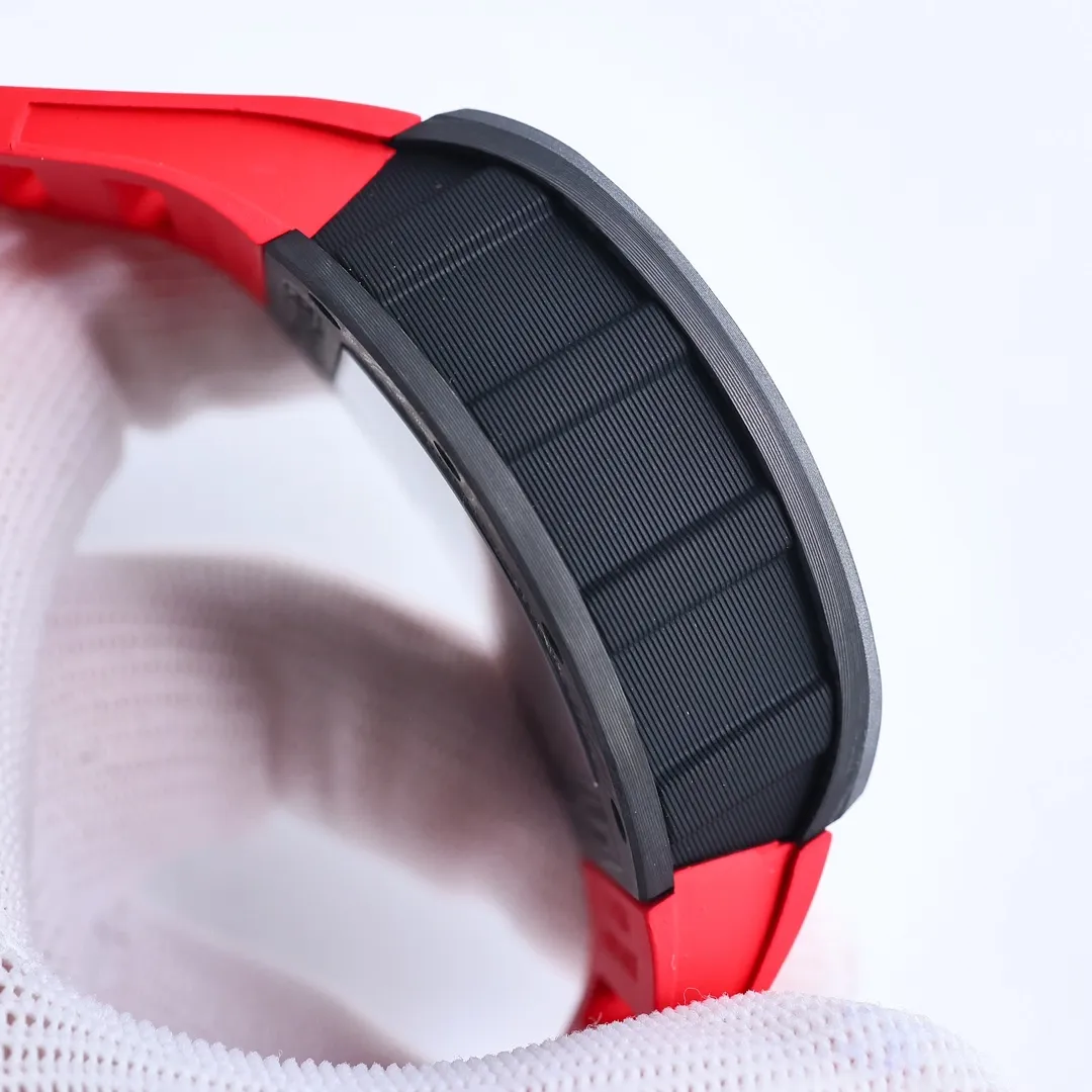 EUR Factory Richard Mille RM011-FM Titanium Red Strap – Premium Super Clone Watch - 图片 6