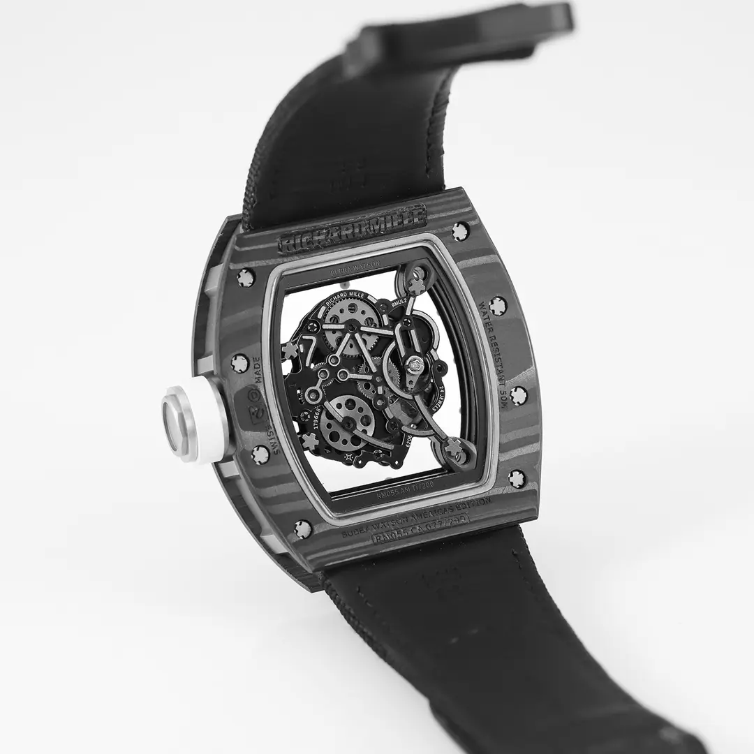 EUR Factory Richard Mille RM055 Carbon Black Super Clone Luxury Watch - 图片 4