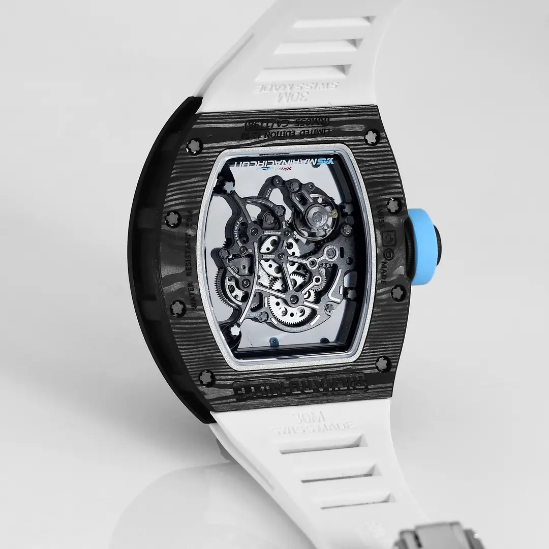 EUR Factory Richard Mille RM055 Carbon Fiber Blue Super Clone Luxury Watch - 图片 9