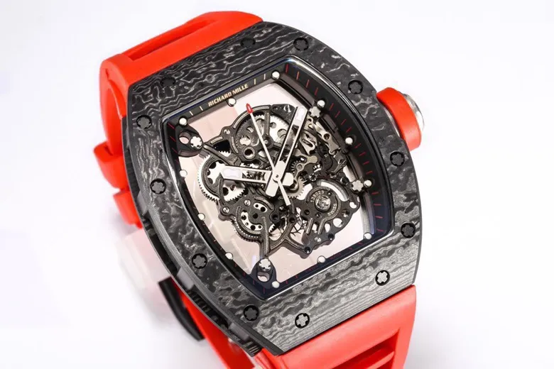 EUR Factory Richard Mille RM055 NTPT Carbon Red Strap – Premium Super Clone Watch - 图片 7