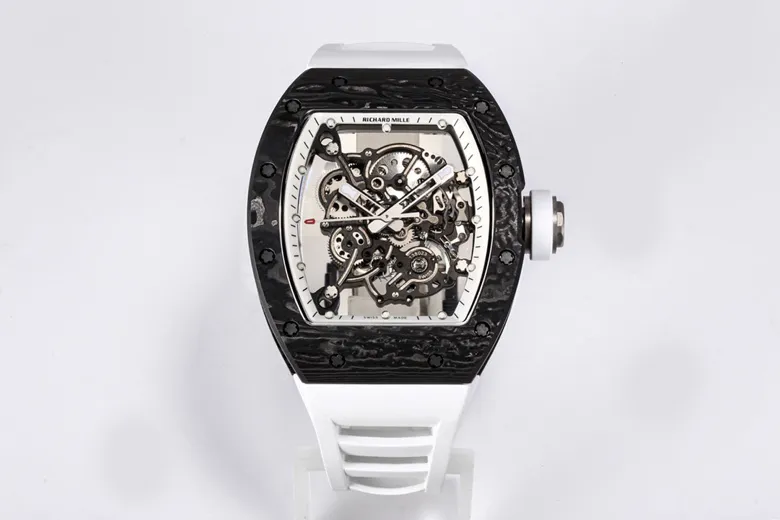 EUR Factory Richard Mille RM055 NTPT Carbon White Rubber – Premium Super Clone Watch