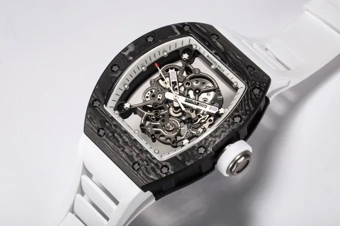EUR Factory Richard Mille RM055 NTPT Carbon White Rubber – Premium Super Clone Watch - 图片 3
