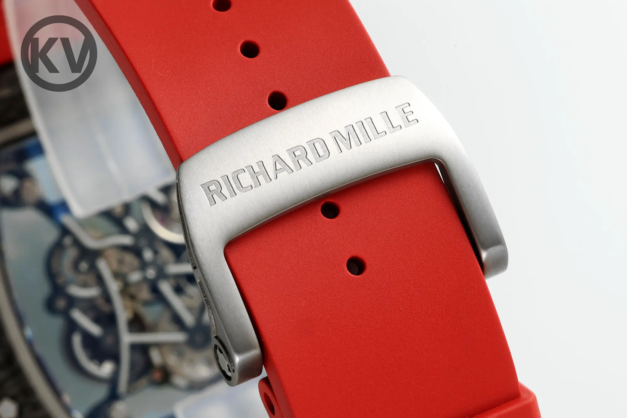EUR Factory Richard Mille RM055 Skeleton Watch Red Strap – Premium Super Clone Edition - 图片 9