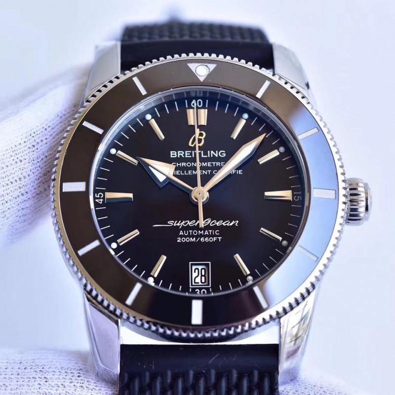 Fake Breitling Superocean Heritage 2 Black Rubber Strap Ref.AB201012