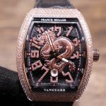 Franck Muller vanguard V45 Diamonds Rose Gold