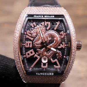 Franck Muller vanguard V45 Diamonds Rose Gold