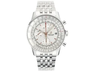 GF Factory BLS Navitimer Chronograph Silver Stainless Steel – Super Clone Breitling Replica Watch