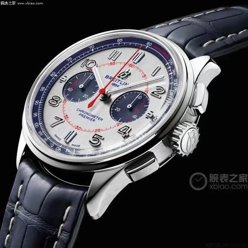 GF Factory Breitling Premier B01 Chronograph Blue Leather – Super Clone Watch Replica - 图片 4
