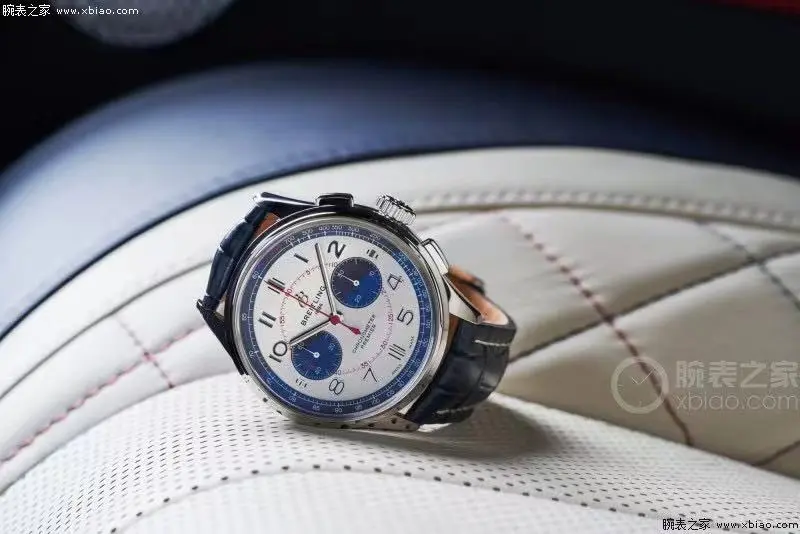 GF Factory Breitling Premier B01 Chronograph Blue Leather – Super Clone Watch Replica - 图片 7