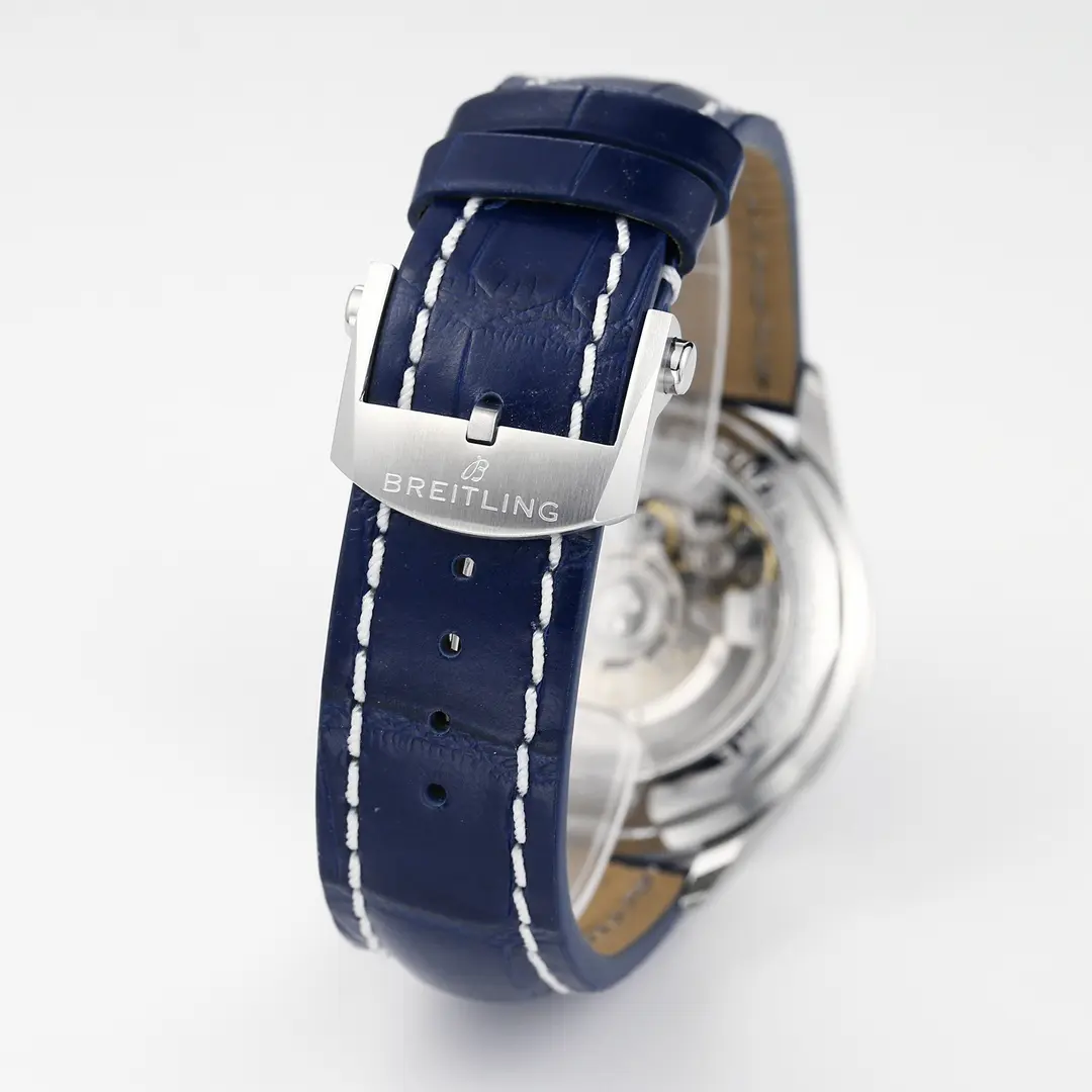 GF Factory Breitling Premier B01 Chronograph Blue Leather – Super Clone Watches - 图片 3