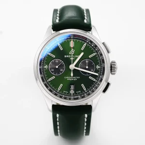 GF Factory Breitling Premier B01 Chronograph Green Super Clone Watch – High-Quality Replica