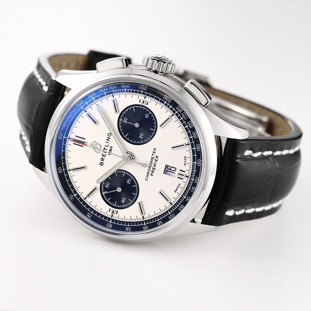 GF Factory Breitling Premier B01 Chronograph White Black – Super Clone Luxury Watch - 图片 2