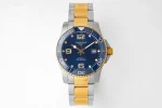 GK Factory Longines Conquest Diver Watch Gold Bezel Steel – Best Super Clone Edition