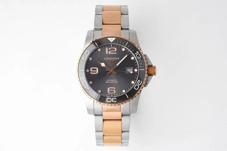 GK Factory Longines Conquest VHP Two Tone Watch Black – Best Super Clone Edition