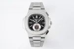 GR Factory Patek Philippe 5980 Nautilus Black Dial Steel Super Clone Replica Watch