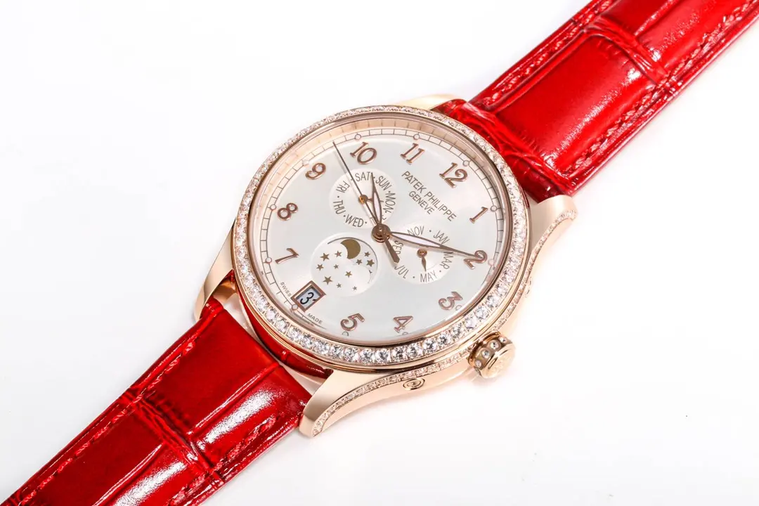 GR Factory Patek Philippe Complications 4947R Rose Gold Red Leather Super Clone Replica Watch - 图片 4