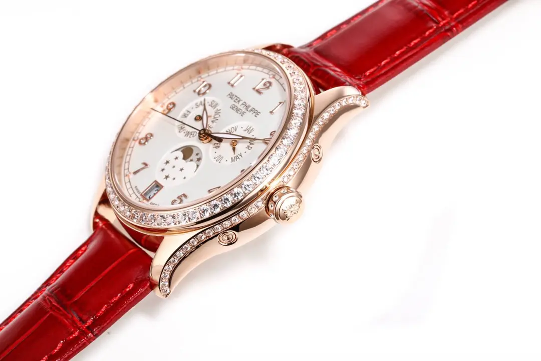 GR Factory Patek Philippe Complications 4947R Rose Gold Red Leather Super Clone Replica Watch - 图片 5