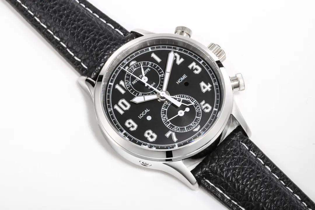 GR Factory Patek Philippe Complications 5924G Black Leather Super Clone Replica Watch - 图片 4